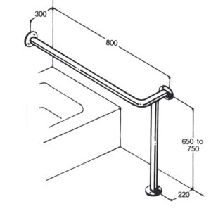 Bath/Shower Rail