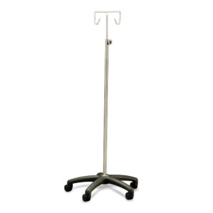 IV Stand Mobile with Nylon Base - 2 Hook