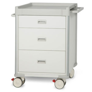 Viva Pre Pack Medication Cart - Aluminium