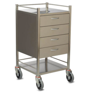 SQ Series Dressing Trolley - 4 Drawer