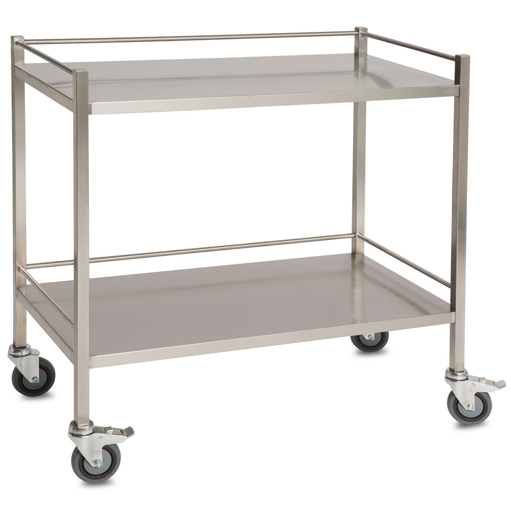 SQ Series Instrument Trolley With Rails Large Carequip Pty Ltd