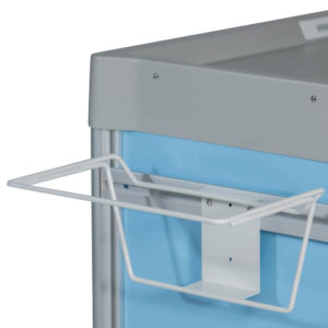 Sharps Bin Bracket Daniels with fixing plate