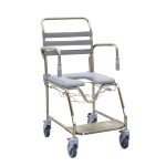 Smik Shower Commode - Sliding Footplate - 550mm Width