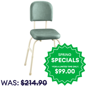 Perching Stool - Slate Vinyl
