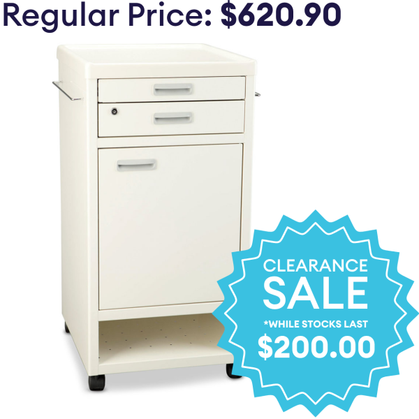 Viva Bedside Cabinet - White