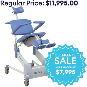 Lopital Reflex - Tilting Elect - Ctr. Mount Footrest + Charger