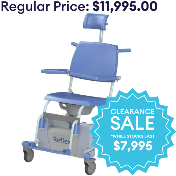 Lopital Reflex - Tilting Electric - with Swingaway Footrests - Tilt -5 degrees